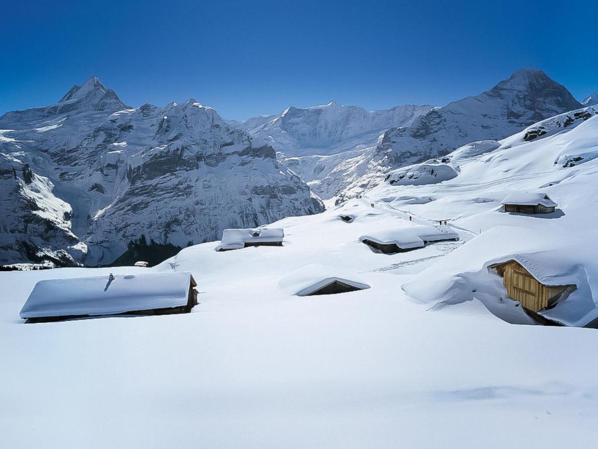 Apartment Chalet Abendrot Apartments-4 By Interhome Grindelwald Exterior photo